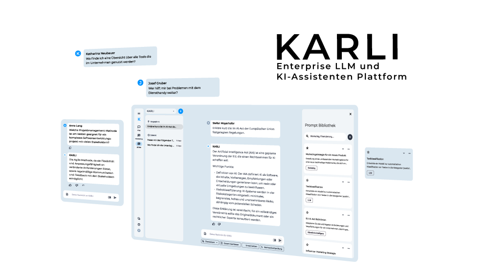 Chatoberfläche der KARLI Software